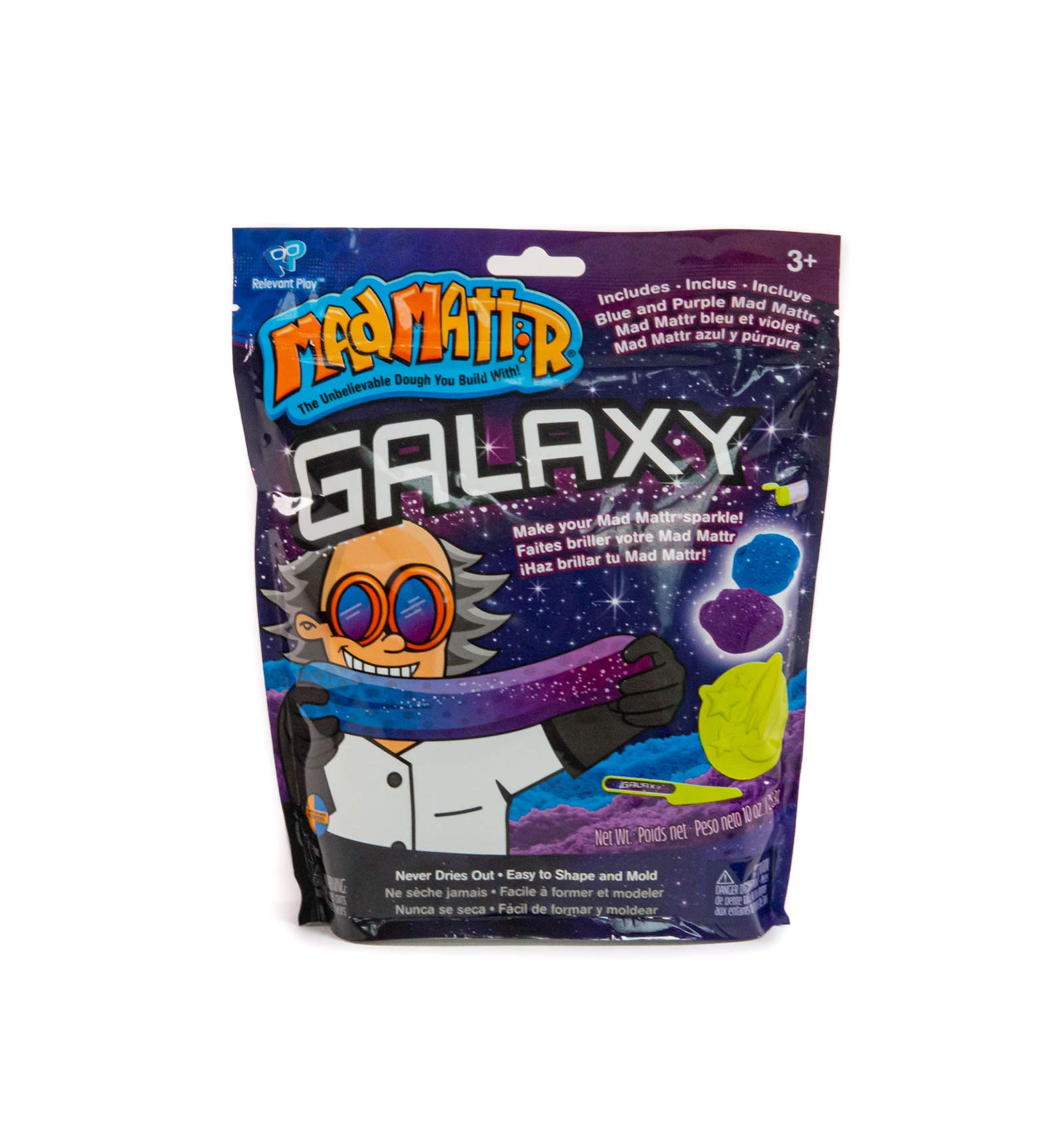 Amazon.com: Relevant Play Mad Mattr Play Pack (Galaxy), Multicolor